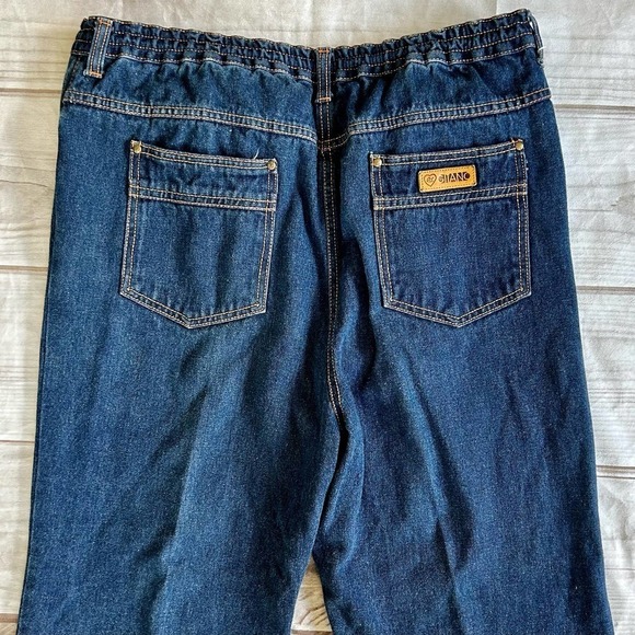 Vintage Gitano Mom jeans straight leg high rise 80s 90s Elastic waist 18 - Picture 6 of 8